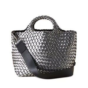 NAGHEDI St. Barths Mini Tote in Silver
